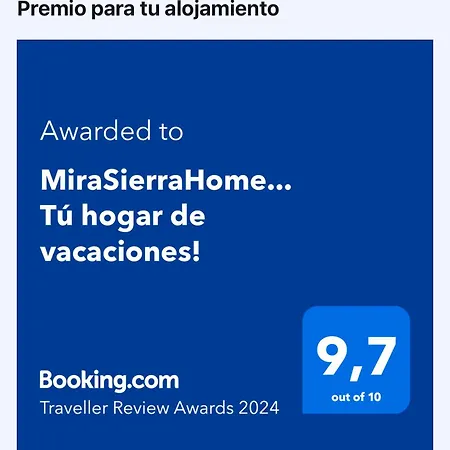 Apartment Mirasierrahome... Tu Hogar De Vacaciones!